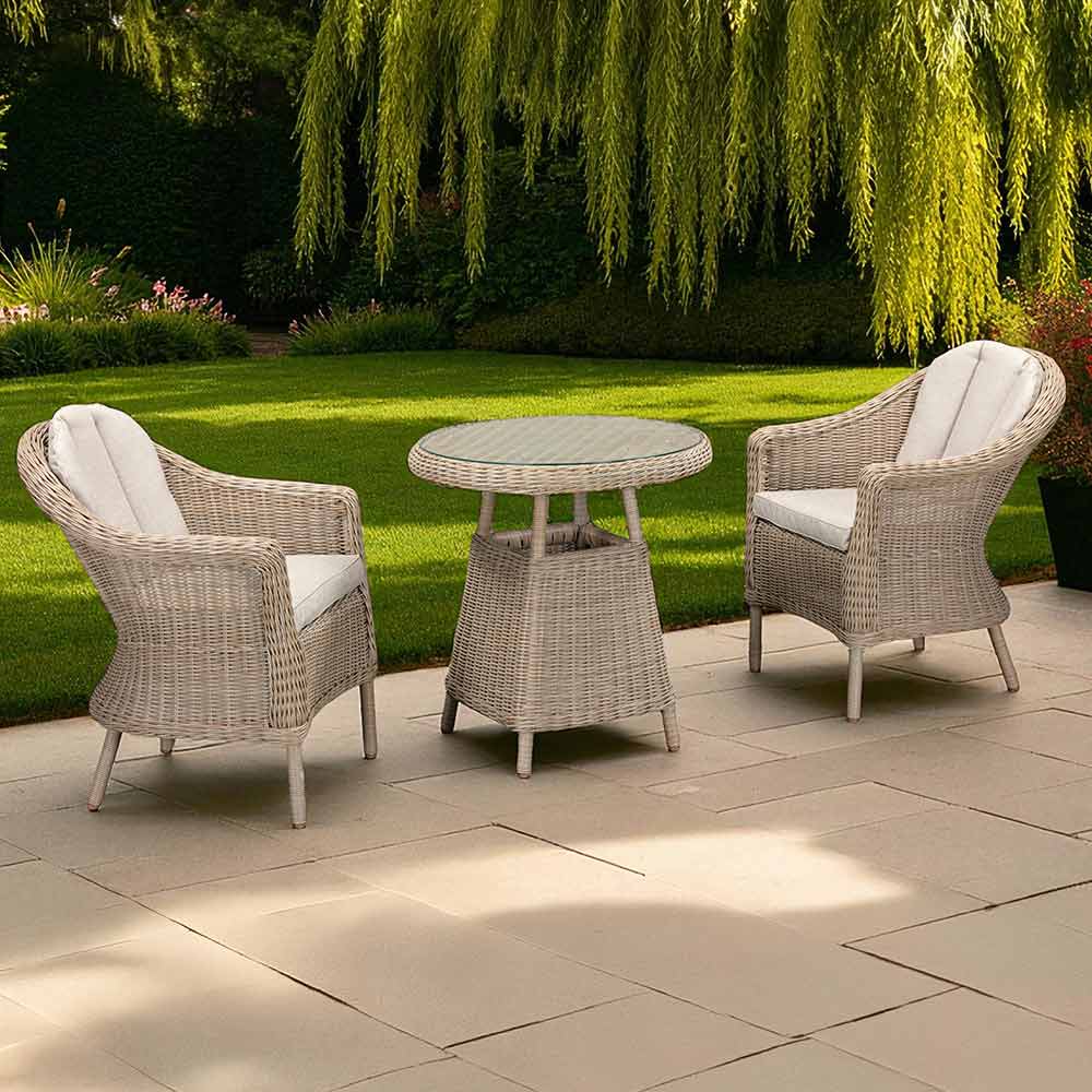Orchard Life Bramley Round Rattan Bistro Set